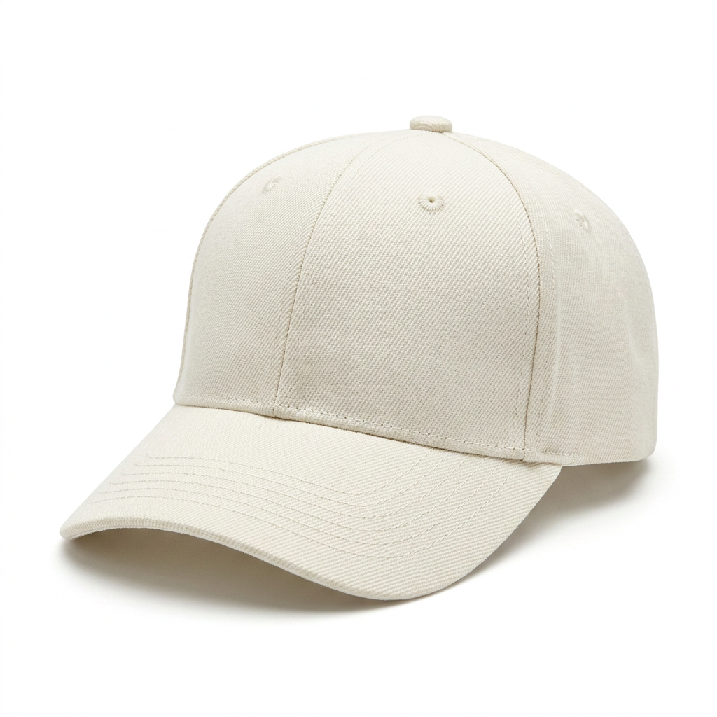 Καπέλο jockey λινό off-white